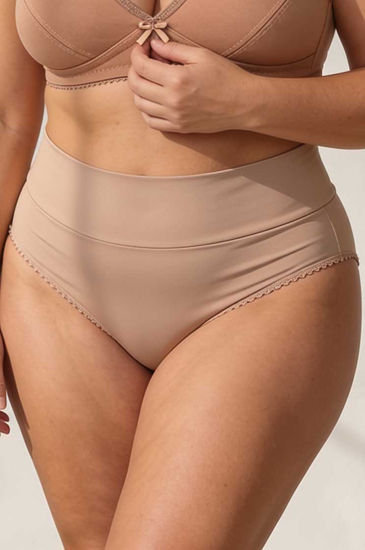 Bombacha culote less reforzada Art. 471 color avellana – Analía